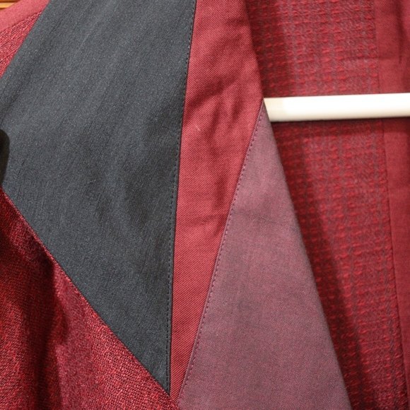 Alice Berry Vintage Red Oversize Doleman 80s Pant Suit Blazer Set Medium - Picture 5 of 16